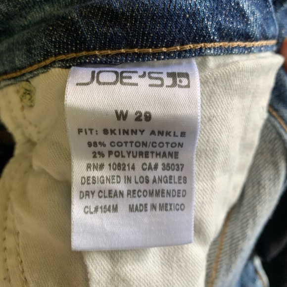Joe’s High Rise Skinny Ankle Jeans - Picture 5 of 5